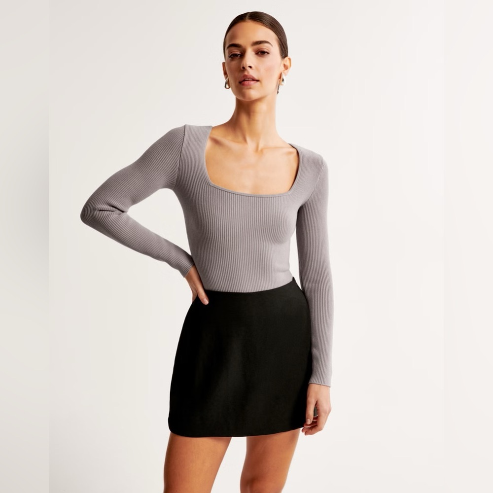 Abercrombie | Long Sleeve Ottoman Bodysuit